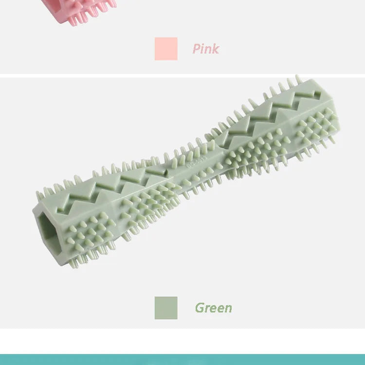 TPR Toothbrush Chew Stick — Dental Nubs, Treat Slot (Puppies/Small Dogs)