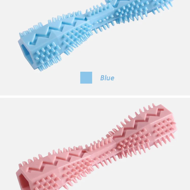 TPR Toothbrush Chew Stick — Dental Nubs, Treat Slot (Puppies/Small Dogs)