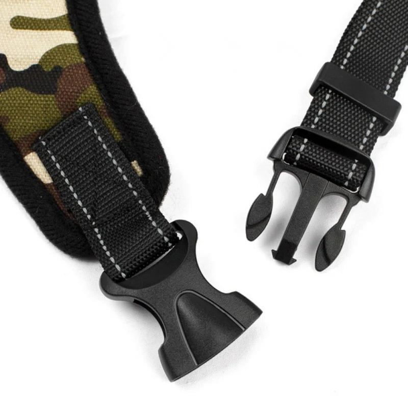 Tactical-Style Dog Harness — Oxford Cloth, Adjustable with Handle (S/M/L/XL)