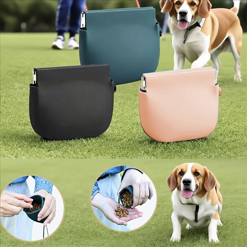 Silicone Treat Pouch — Agility/Training Accessory (Battery-Free)