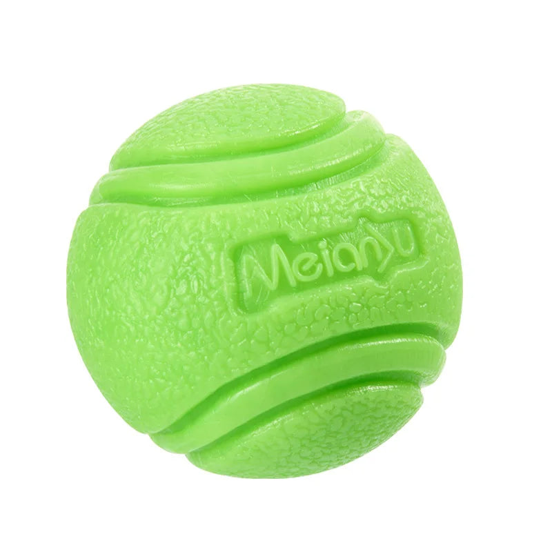 Fetch & Bounce Rubber Ball — Fun Chew Toy for Pups