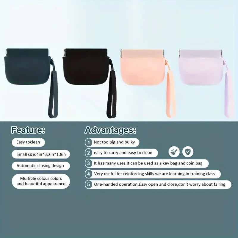 Silicone Treat Pouch — Agility/Training Accessory (Battery-Free)