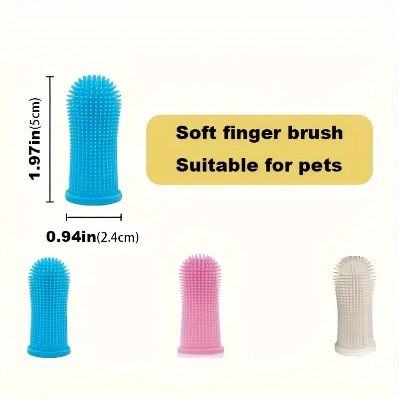 Silicone Pet Finger Toothbrush — Gentle Dental Care