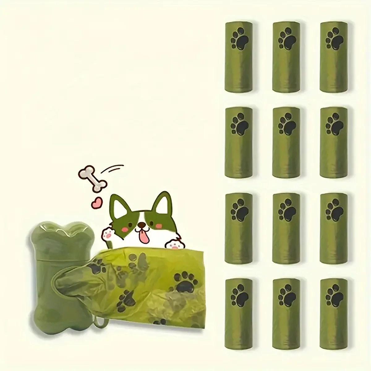 Biodegradable Dog Poop Bags — Leak-Proof, Eco-Friendly