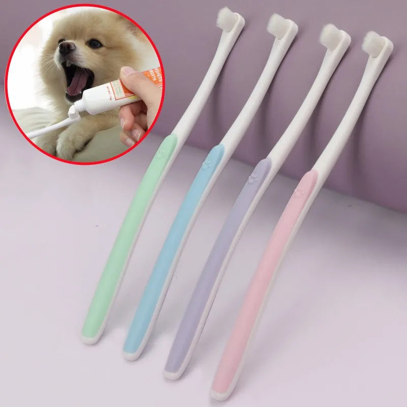 Soft Dog Toothbrush — Gentle Teeth & Gum Cleaning