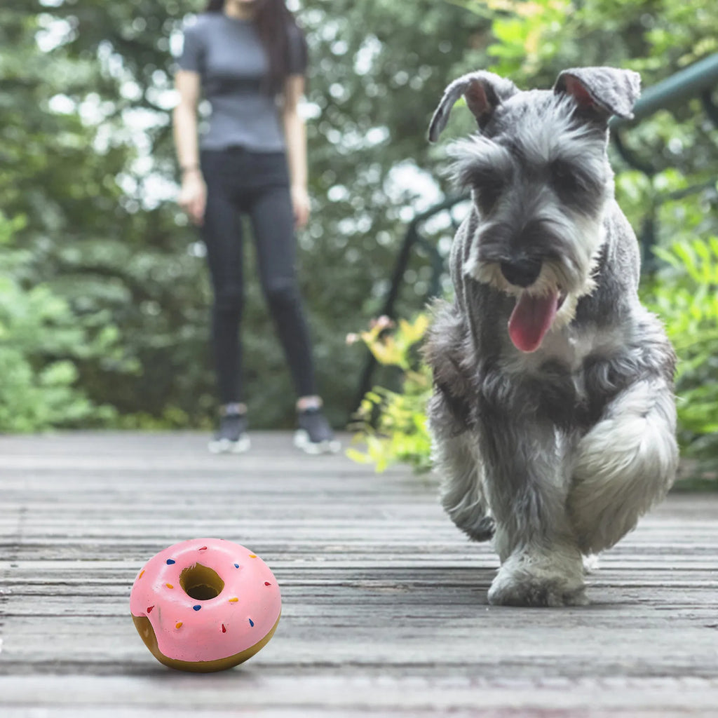 Durable Donut Dog Toy — Grinding & Cleaning Relief