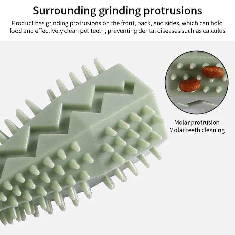 Dog Toothbrush Chew Toy — Molar Cleaning for Small Dogs