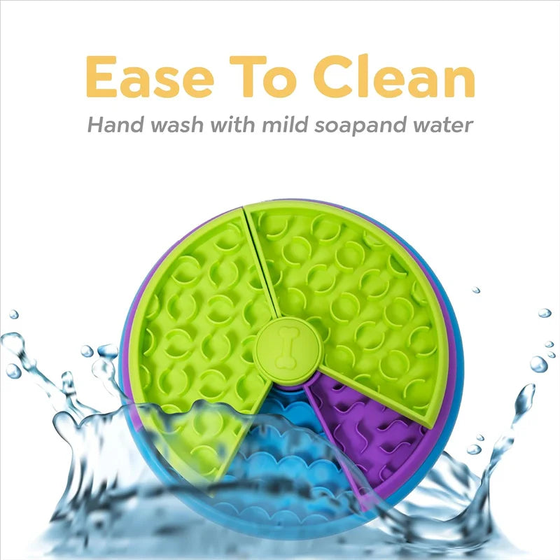 Lickin’ Layers Slow Feeder Puzzle — 3-Layer Interactive Bowl (All Breeds)