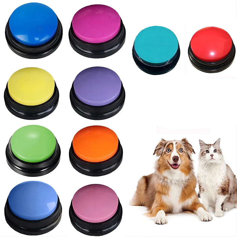 Talking Pet Buttons for Dogs — Record & Play, Starter Pack