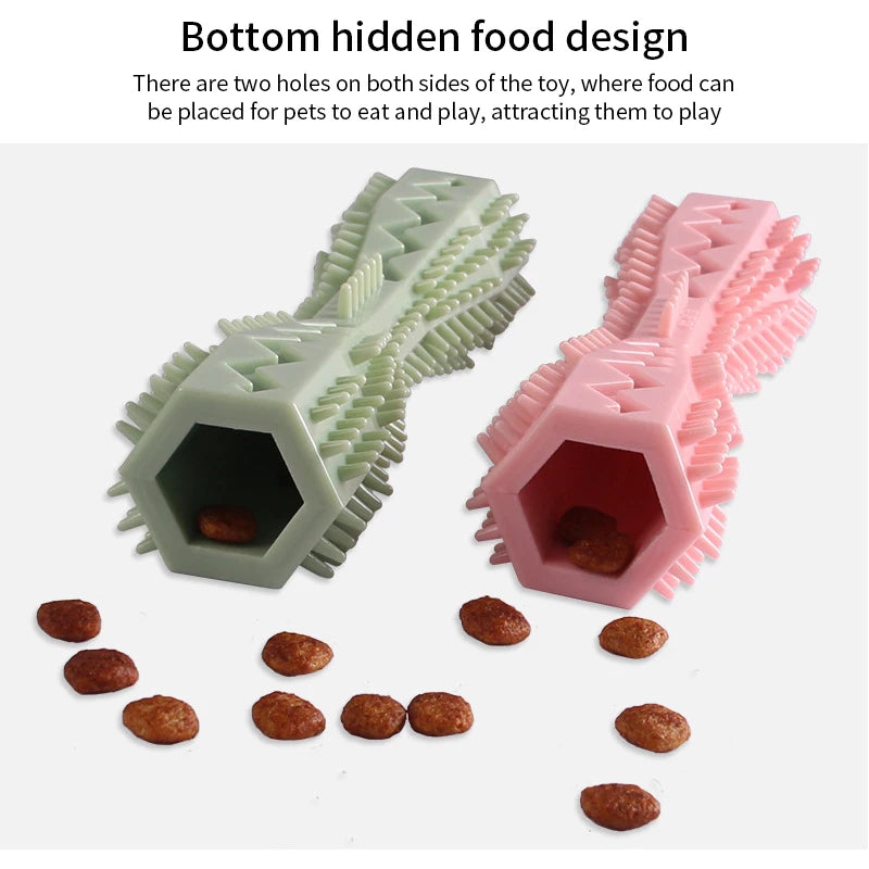 Dog Toothbrush Chew Toy — Molar Cleaning for Small Dogs