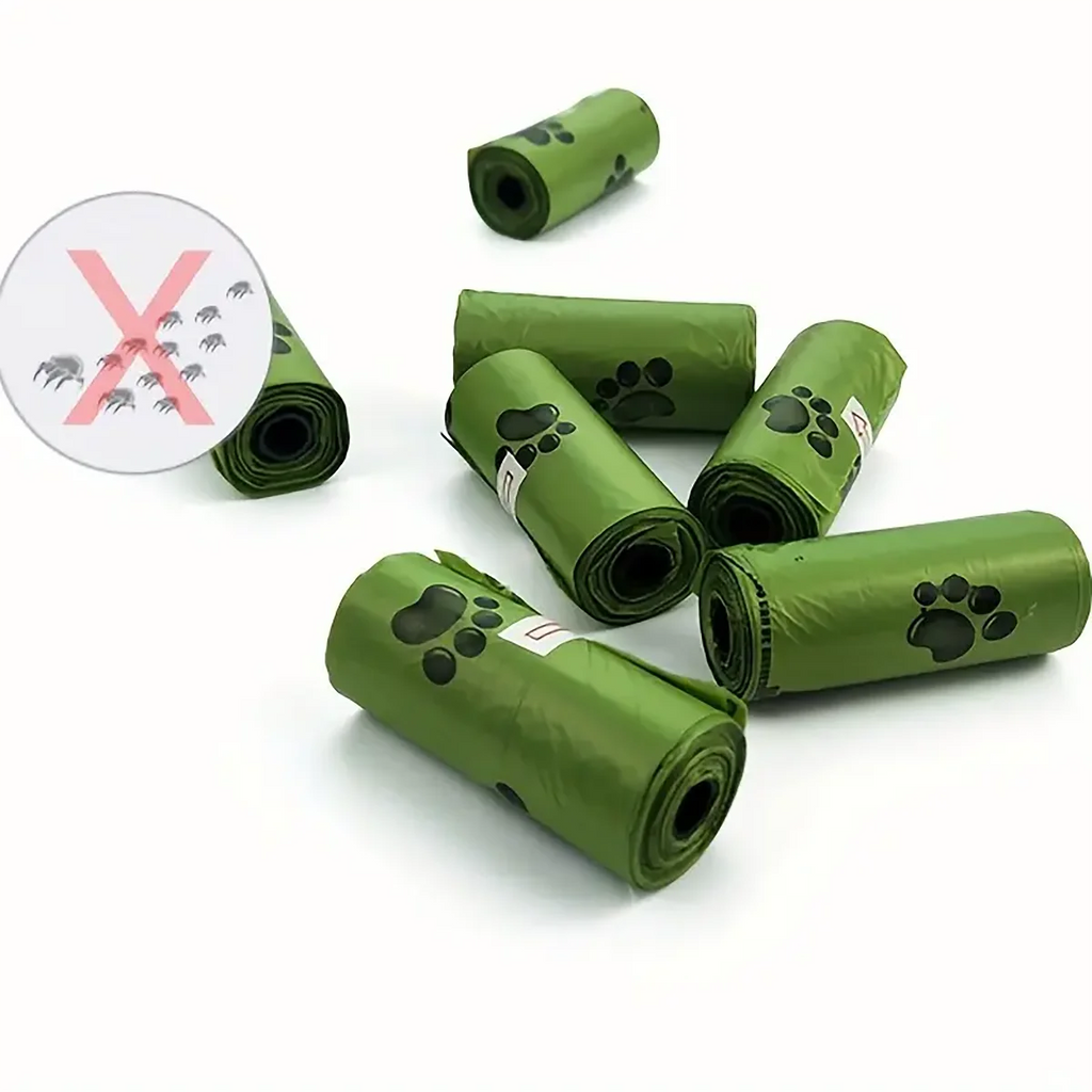 Biodegradable Dog Poop Bags — Leak-Proof, Eco-Friendly