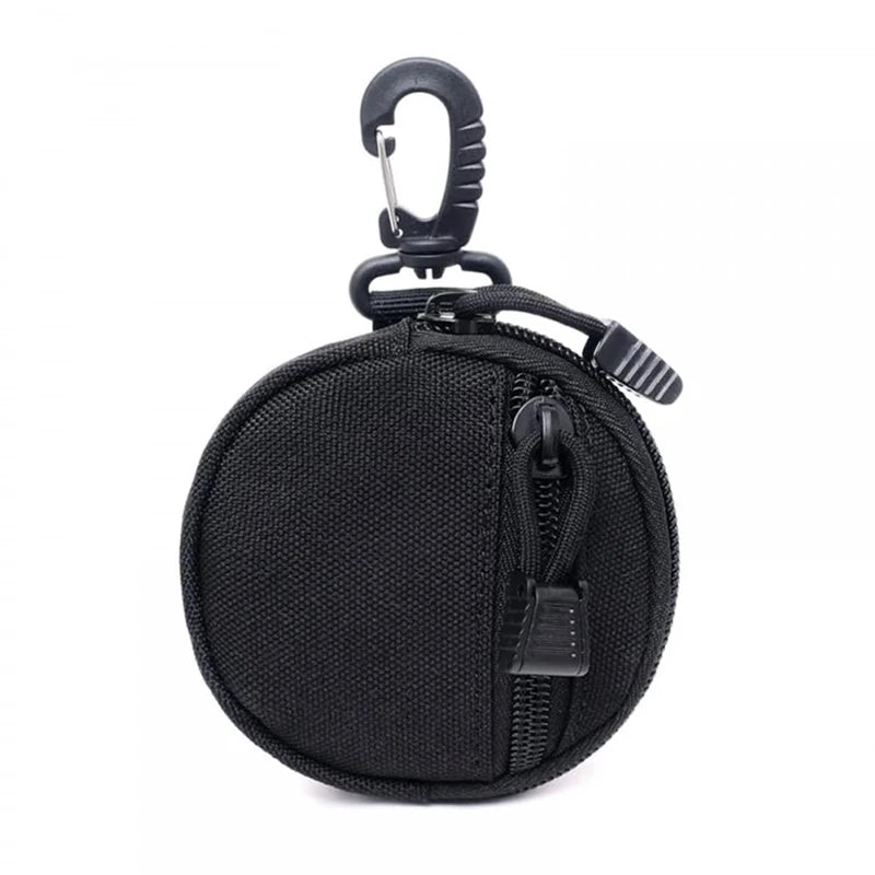 SHENGMEIYU Portable Dog Treat Bag — Compact Training Pouch with 360° Carabiner & MOLLE Clips