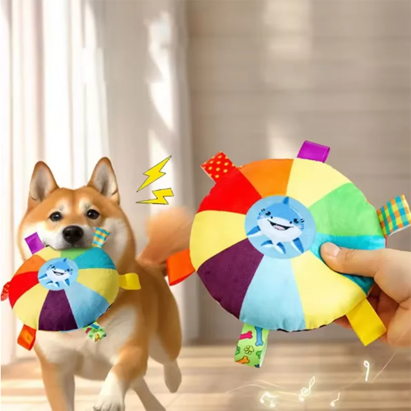 Fleece Interactive Dog Toy — Soft, Lightweight Play