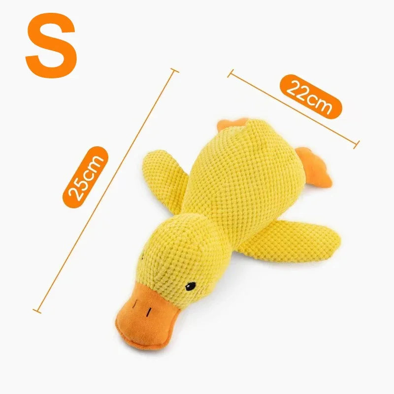 Puppy Duck Chew Toy — Soft Plush, Gentle Teeth Cleaning