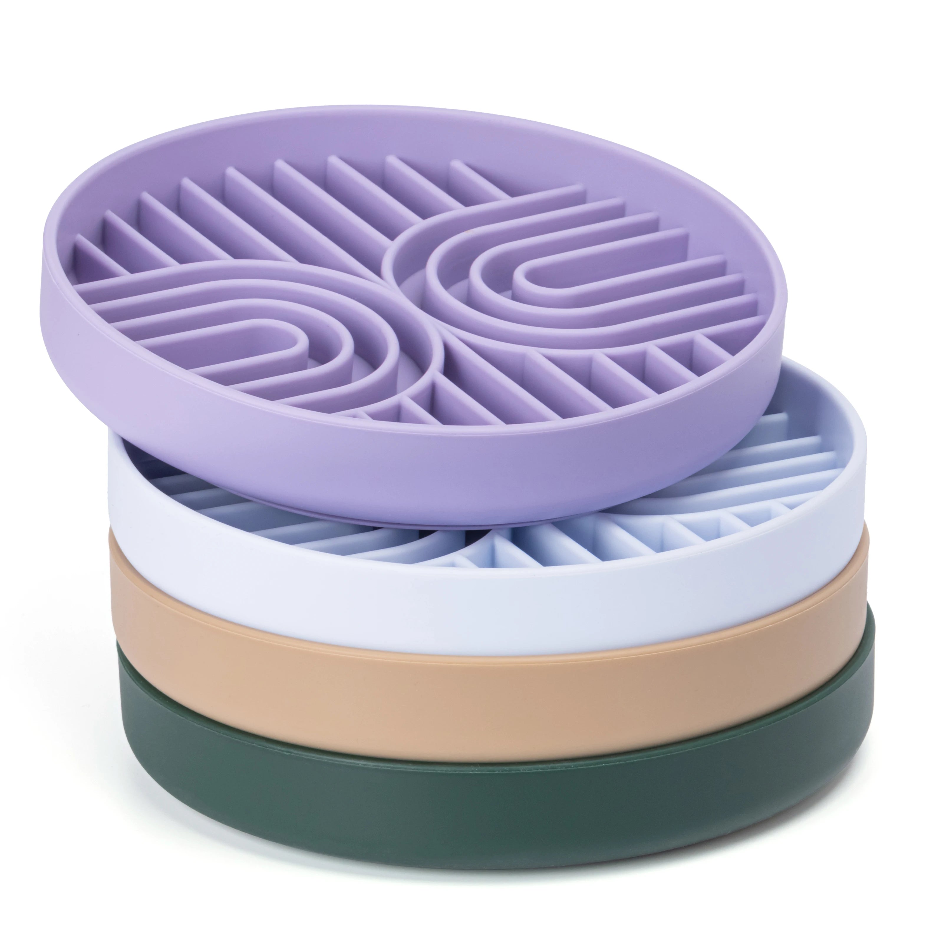 Silicone Slow Feeder Dog Bowl — Anti-Gulping, Non-Slip, Dishwasher-Safe