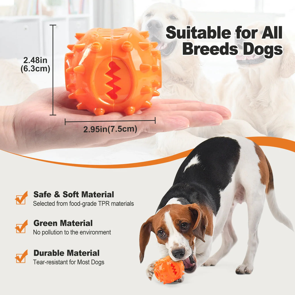 TPR Dog Ball — Durable, High-Bounce Play (Battery-Free)