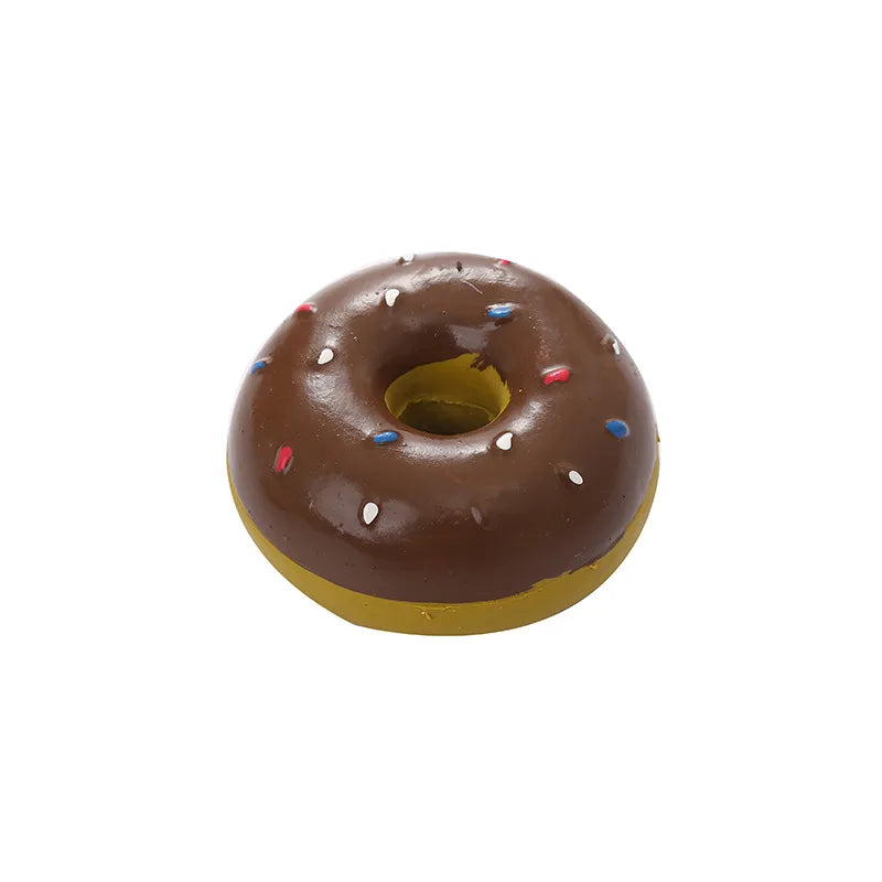 Durable Donut Dog Toy — Grinding & Cleaning Relief