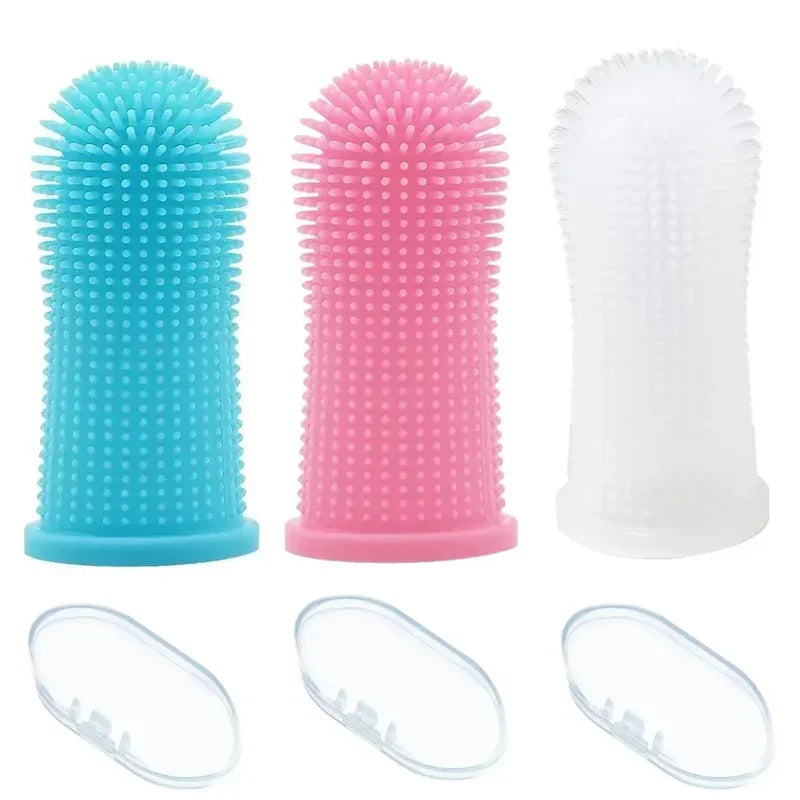 Silicone Pet Finger Toothbrush — Gentle Dental Care