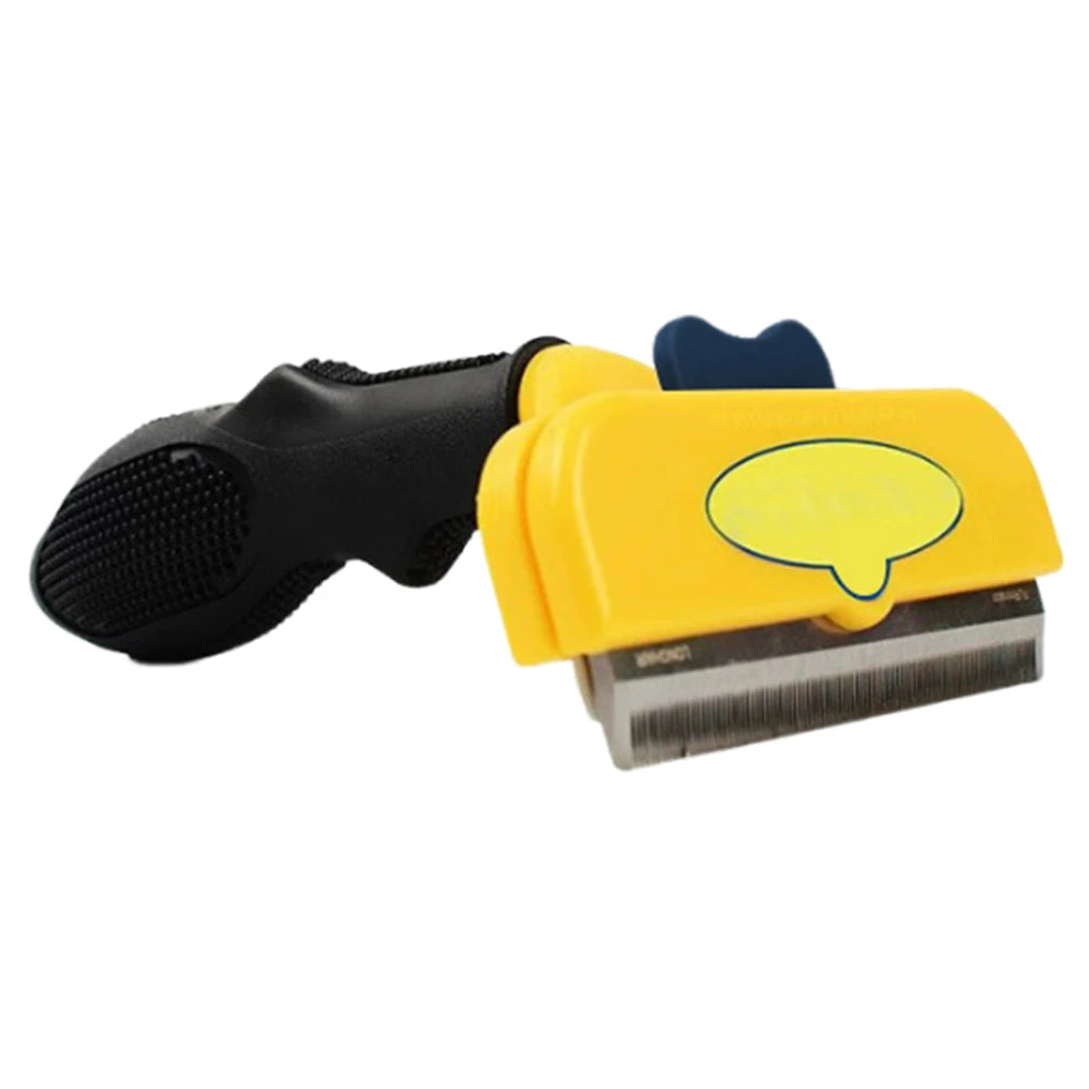 Dog Deshedding Brush — Loosen & Lift Undercoat, Reduce Tangles