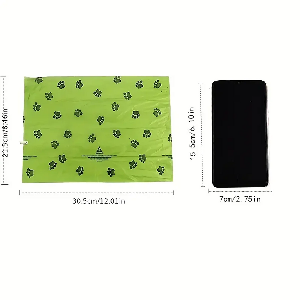 Biodegradable Dog Poop Bags — Leak-Proof, Eco-Friendly