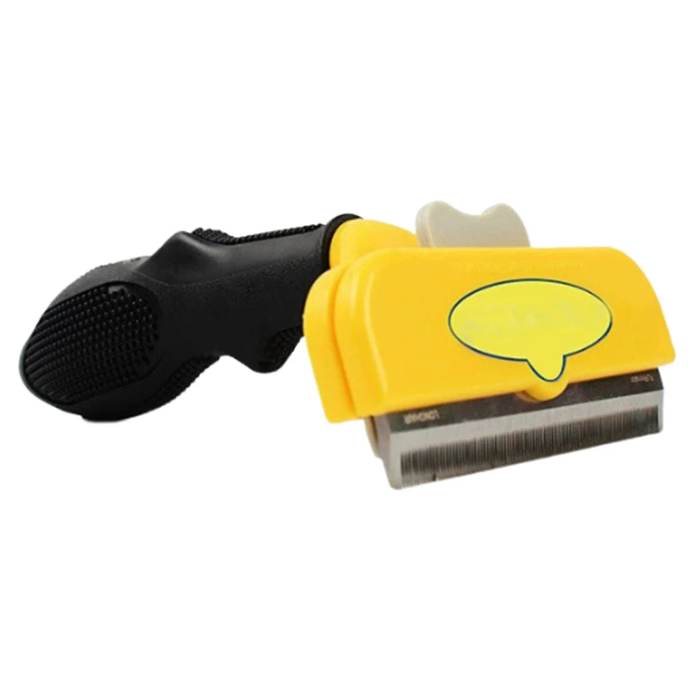 Dog Deshedding Brush — Loosen & Lift Undercoat, Reduce Tangles