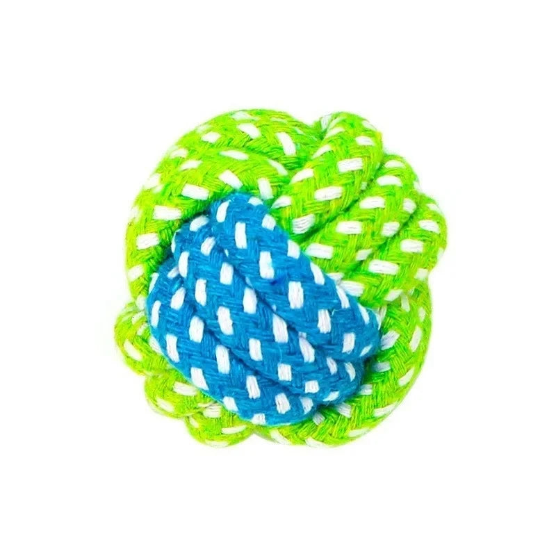 Puppy Play Pack — Cotton Rope, Mini Ball & Dental Chew
