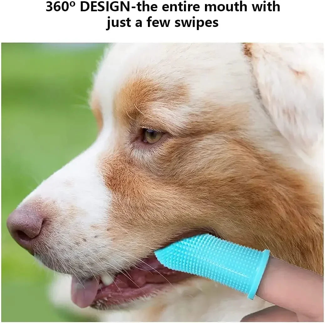 Silicone Pet Finger Toothbrush — Gentle Dental Care