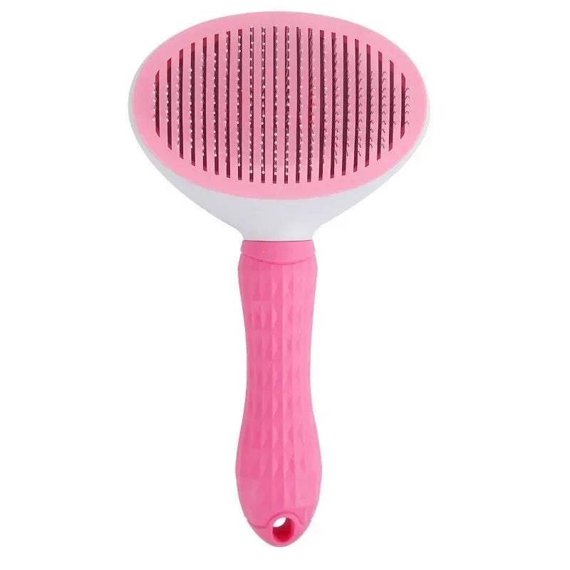 Dog Grooming Brush — Lightweight Plastic, Everyday Detangling