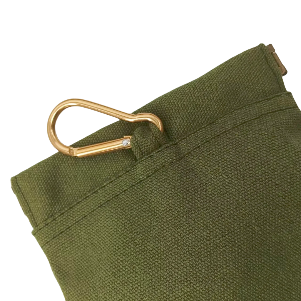 Canvas Treat Bag — Large-Capacity Training Pouch, Auto-Close, Waist Clip