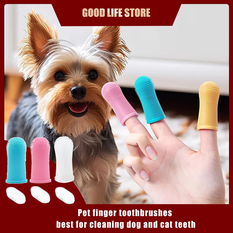 Silicone Pet Finger Toothbrush — Gentle Dental Care