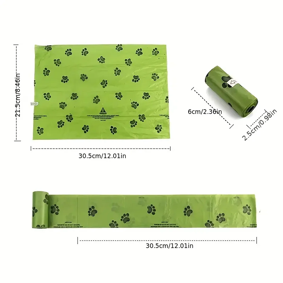 Biodegradable Dog Poop Bags — Leak-Proof, Eco-Friendly