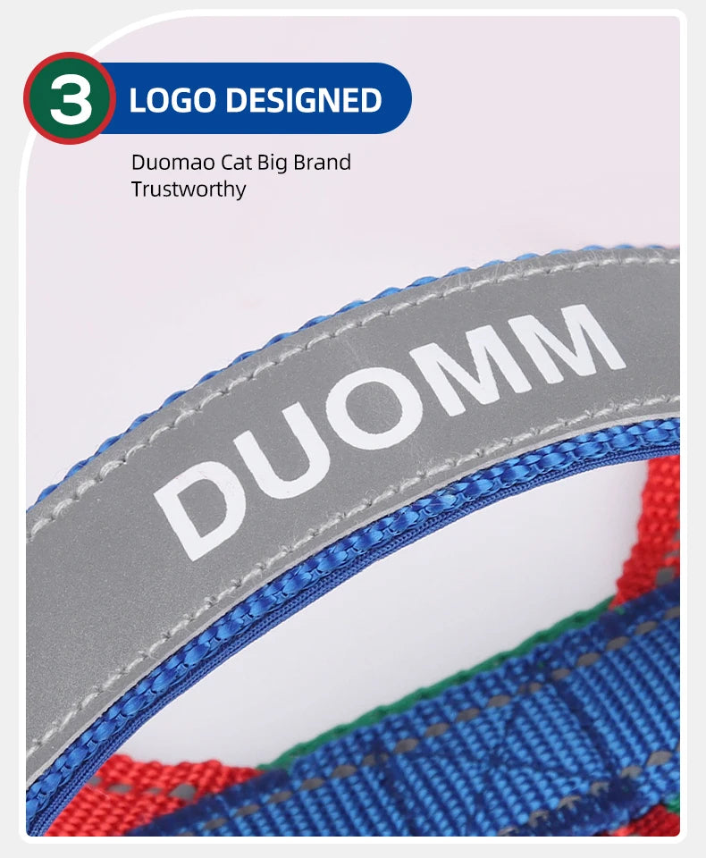 CDDMPET Saddle-Style Dog Harness — Padded, Reflective, No-Pull (S/M/L/XL)