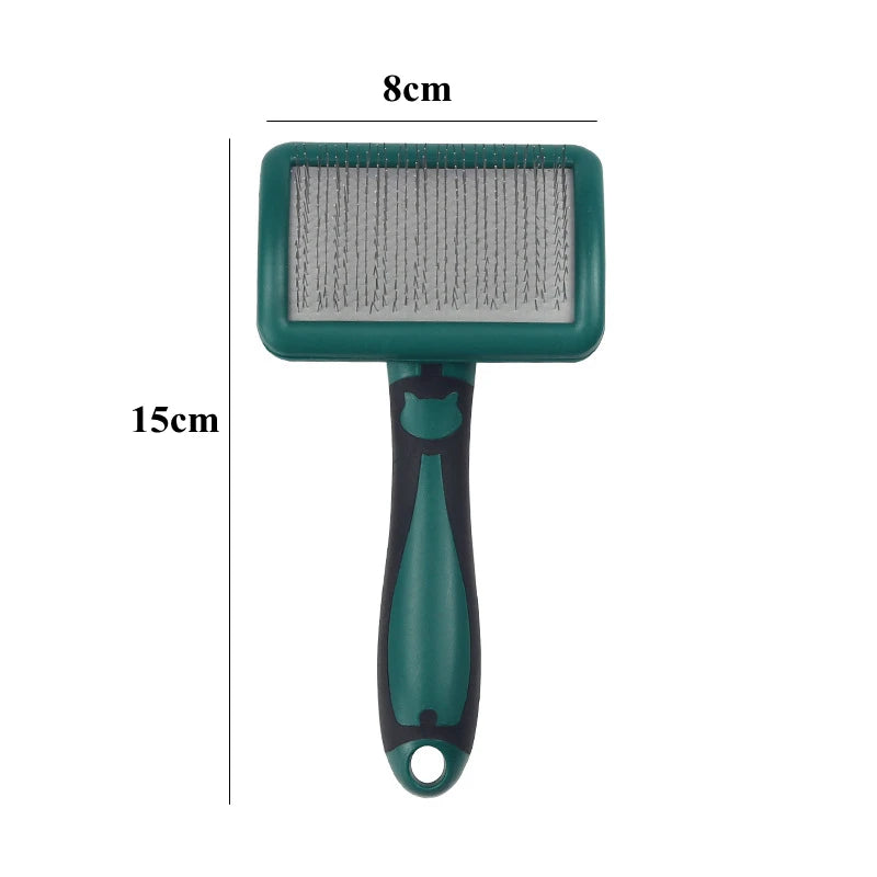 Dog Grooming Brush — Soft-Handle, Hair & Tangle Remover