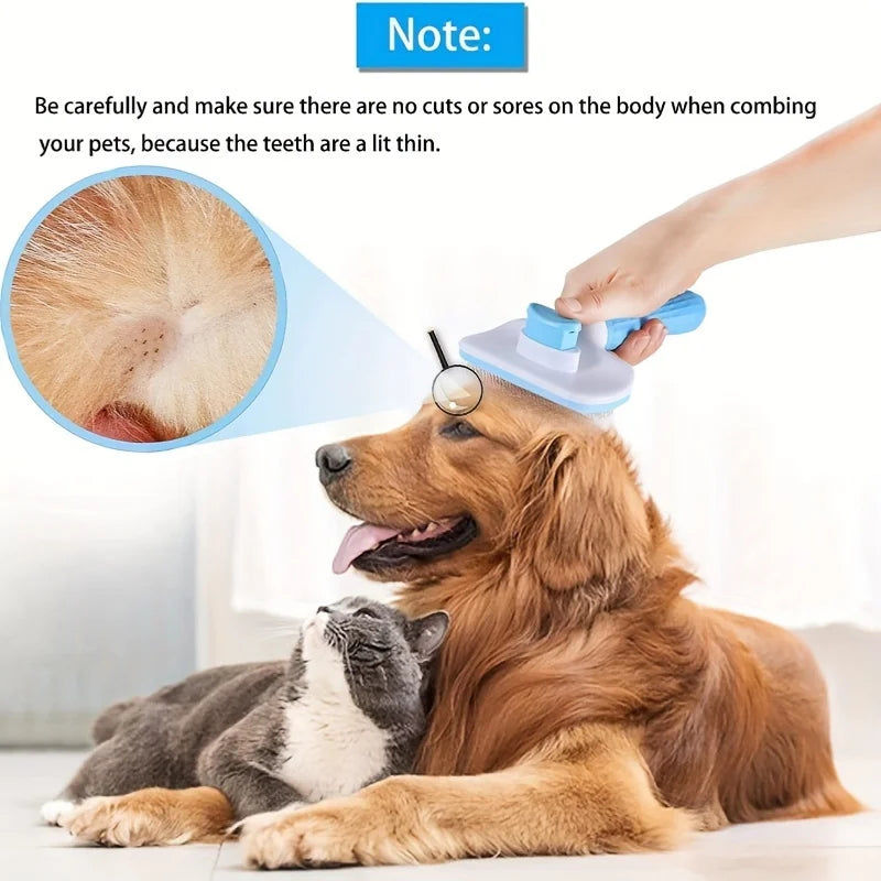 Pet Hair Remover Brush — Gentle Deshedding
