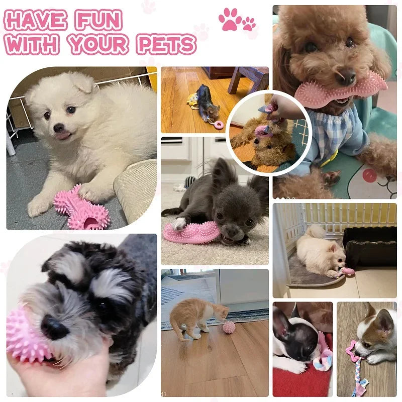 Rubber Chew Toy — Durable, Non-Electronic