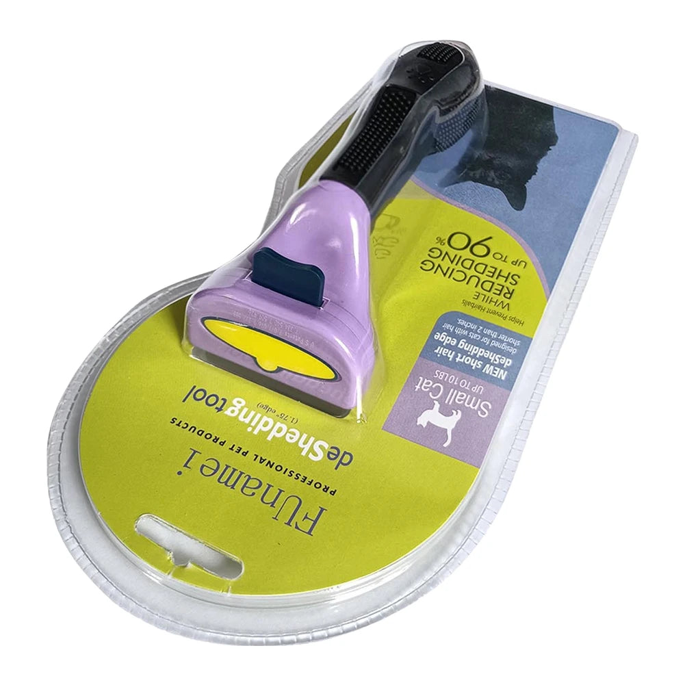 Dog Deshedding Brush — Loosen & Lift Undercoat, Reduce Tangles