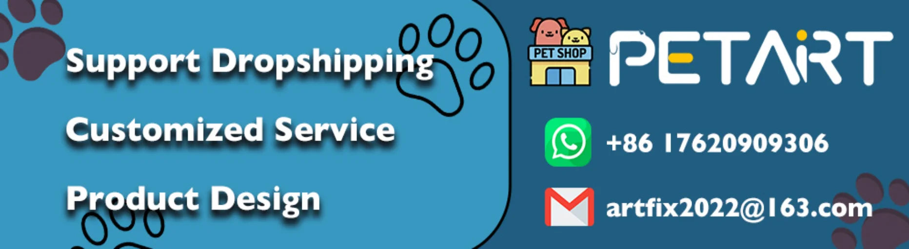 Retractable Dog Leash — Nylon Tape, One-Hand Brake