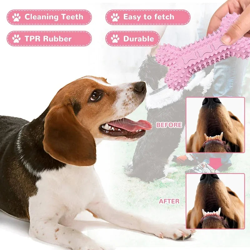 Rubber Chew Toy — Durable, Non-Electronic