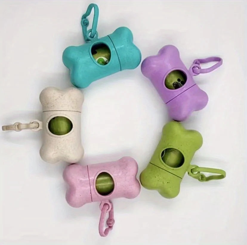 Walk Dog Poop Bag Kit — Dispenser & Trash Bags