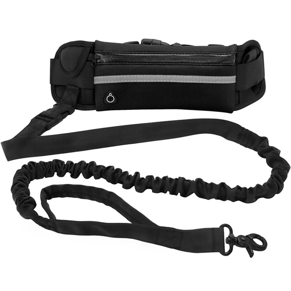 willstar Hands-Free Running Dog Leash — Waist Belt + Bungee Lead + Pouch