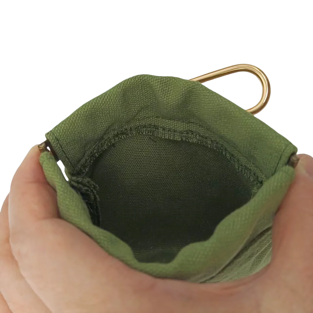 Canvas Treat Bag — Large-Capacity Training Pouch, Auto-Close, Waist Clip