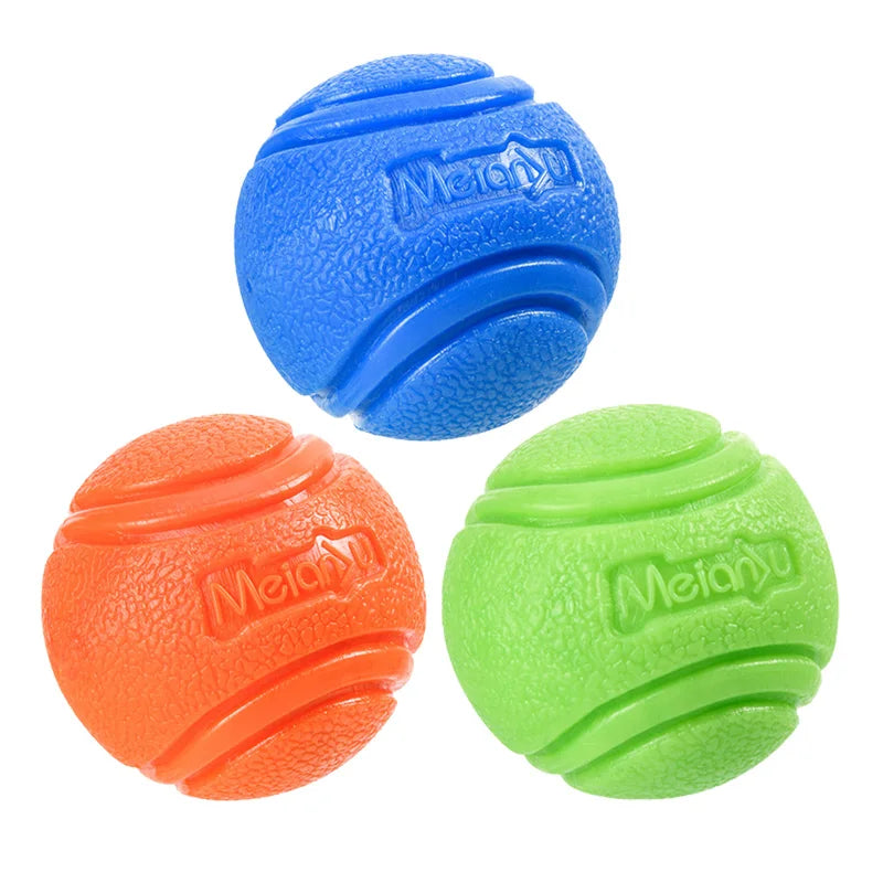 Fetch & Bounce Rubber Ball — Fun Chew Toy for Pups