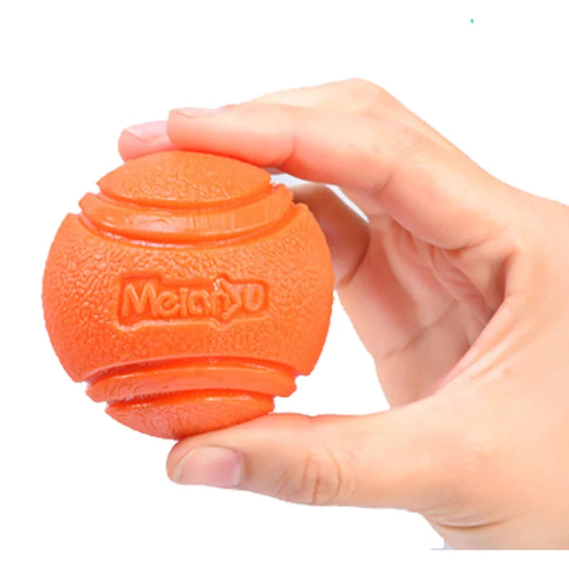 Fetch & Bounce Rubber Ball — Fun Chew Toy for Pups